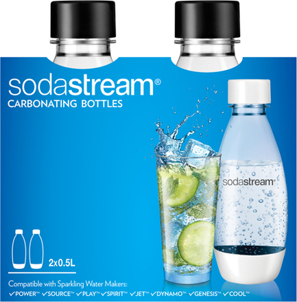 Sodastream Fuse Black 2x0,5l Kullsyremaskine