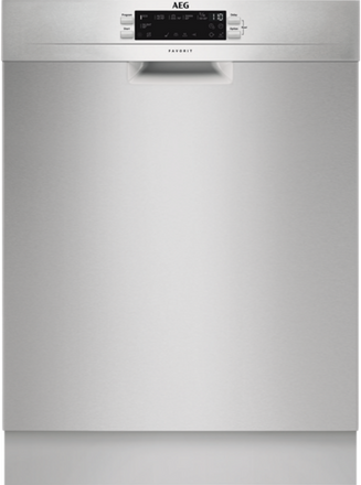 Aeg Ffb73600zm Innebygd oppvaskmaskin - Rustfritt Stål