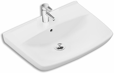 Spira Square Håndvask 60 Cm I Med Hanehul Håndvaske