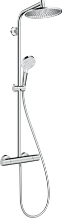 Crometta S 240 Showerpipe Brusesystem I Krom Brusearmaturer & Brusevægge