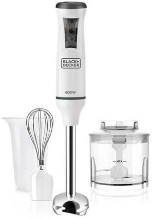 Black+Decker Bxhba600e Stavblender - Hvid