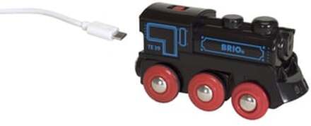 BRIO Genopladeligt lokomotiv m/mini USB-kabel 33599