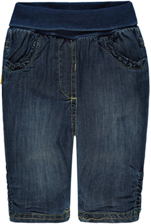 Steiff Girls Jeans, mørkeblå denim