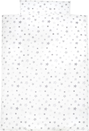 Alvi Sengetøj 100 x 135 cm, Stjerner sølvgrå eksklusiv