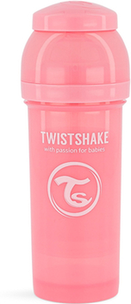 Twist shake Drikkeflaske antikolik 260 ml pastelrosa