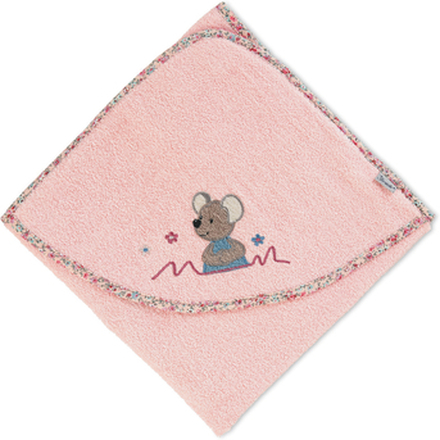 Sterntaler Håndklæde med hætte Mabel blød pink 80 x 80 cm