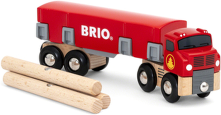 BRIO ® WORLD Trætransportør med magnetisk belastning 33657