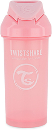 TWIST SHAKE Halmflaske Halmkop 360 ml 12+ måneder pastelrosa