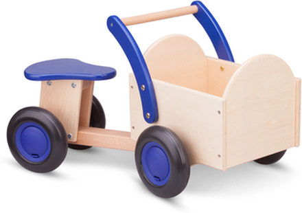 New Class ic Toys Slider blå med naturfarvet kasse