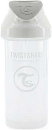 TWIST SHAKE Halmflaske Halmkop 360 ml 6+ måneder pastelhvid