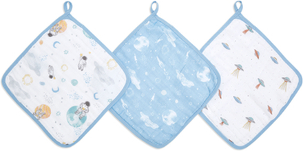 aden + anais™ essential s bomuldsmuslin flanel space explore rs pakke med 3 stk.