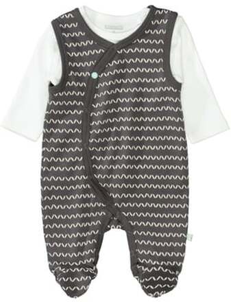 STACCATO Romper+skjorte washed antracit mønstret