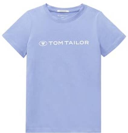 TOM TAILOR T-shirt Logo Print Calm Lavender