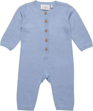 Fixoni Overall Bamboo Strik Blue Fog