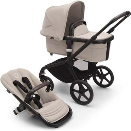 bugaboo Klapvogn Fox 5 med Babzlift og Sæde Black /Desert Taupe