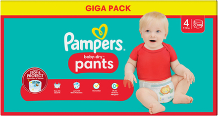 Pampers Baby-Dry Pants, str. 4 Maxi, 9-15 kg, Giga Pack (1 x 108 bukser)