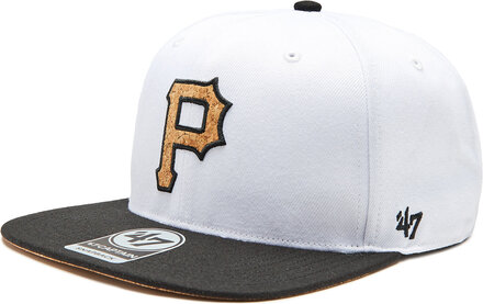 Keps 47 Brand MLB Pittsburgh Pirates Corkscrew 47 CAPTAIN B-CORKS20WBP-WH Vit