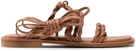 Sandaler Stuart Weitzman Calypso Lace-Up S0998 Brun