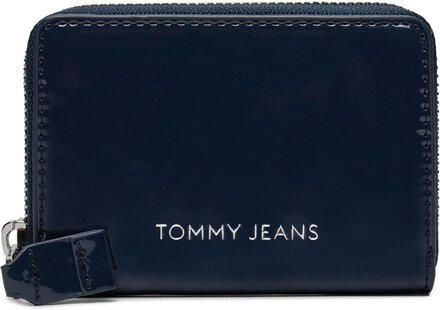 Liten damplånbok Tommy Jeans Tjw Ess Must Small Za Patent AW0AW16142 Mörkblå