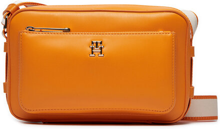 Handväska Tommy Hilfiger Iconic Tommy Camera Bag AW0AW15991 Orange