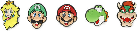 Skodekoration Crocs Super Mario 5 Pack 10007701 Färgglad