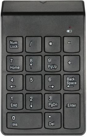 2.4G USB Numeric Keypad Wireless-Nummernblock 18 Tasten Mini-Digital-Tastatur für iMac / MacBook / MacBook Air / Pro Laptop PC Notebook-Desktop