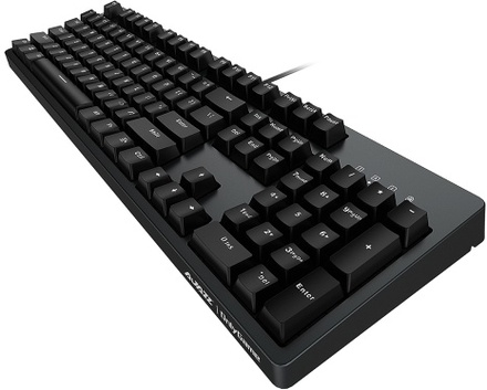 Ajazz mechanische tastatur professionelle gaming tastatur blau schalter verdrahtet weiß hintergrundbeleuchtung tastatur blau schalter (schwarz)