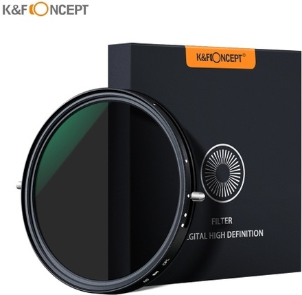 K & F CONCEPT 67 mm 2-in-1-ND-Filter mit variabler Einstellung Neutral Density Fader