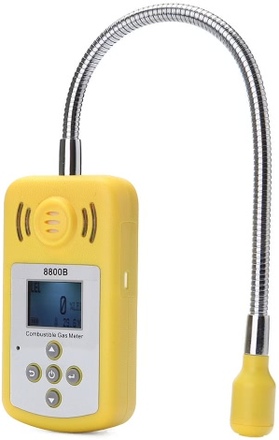 Professionelle brennbares Gas-Detektor Beweglicher Gas Leck Lage bestimmen-Tester mit LCD-Anzeige und Ton-Licht-Alarm