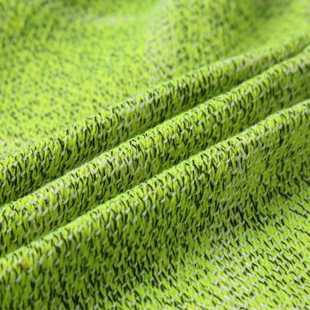 Frauen Knit-Mantel-Plaid vorne offen mit langen Ärmeln beiläufige gestrickte lange Strickjacke Cardigan Grün / Dunkelblau