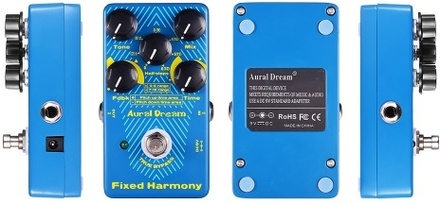 Aural Dream Fixed Harmony Digitalgitarreneffekte Pedal Aluminiumlegierung Shell True Bypass Einzeleffekte