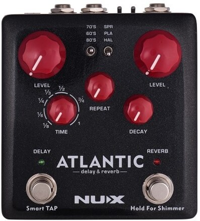 NUX ATLANTIC Delay & Reverb Gitarreneffektpedal