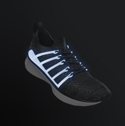 Xiaomi Mijia Sports Sneaker 2 Sportlaufschuhe Atmungsaktiv New Fishbone Lock Elastic Knitting Vamp Stoßdämpfend für Männer im Freien