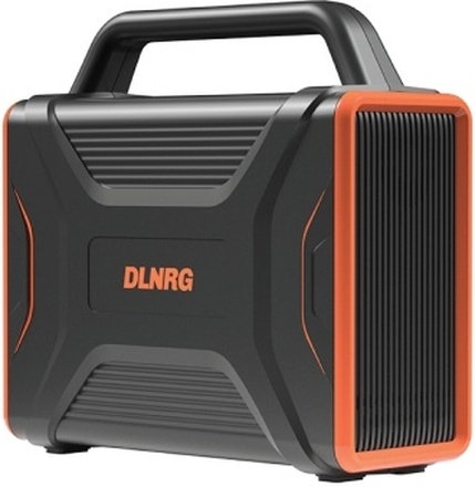 DLNRG PPS2400 Portable Power Station External Battery 240Wh/12.8V LiFePO4 Solar Generator 200W Pure Sine Wave Max Output with 7 Ports Supply for Home Outdoor Camping Emergency Battery Backup