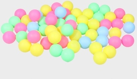 Feine Qualität Ping Pong Balls Assorted Wortlose Tischtennis Kunststoff Ball Bulk Bunte Kunststoff Nahtlose Dekoration Touch Ball Lottery Draw Bier Pong