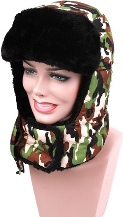 Erwachsene Winter warm halten Hut Bionic Thermal Camouflage Cap Ohr schützen mit dem Respirationsventil für die Jagd Outdoor-Sport