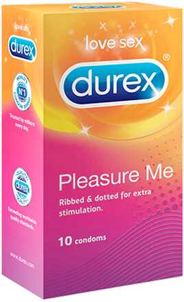 Durex Pleasure Me 10-pack Stimulerande Kondomer