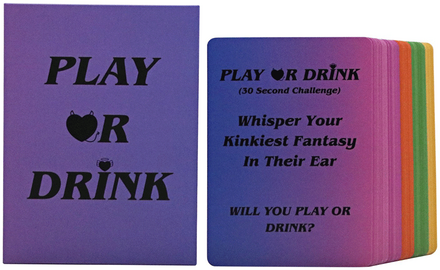 Exhilora Play or Drink Spelkort