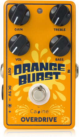 Caline Orange Burst Overdrive gitarpedal