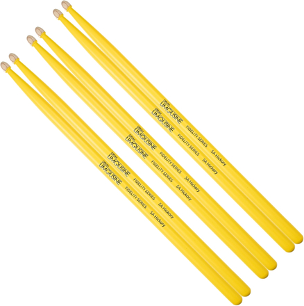 Drum Limousine Fidelity 5A Yellow trommestikker 3-pack