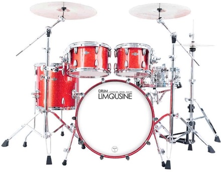 Drum Limousine Superior 22 RS trommesæt red sparkle