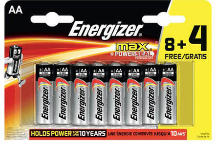 Energizer Max AA batterier (12 stk)