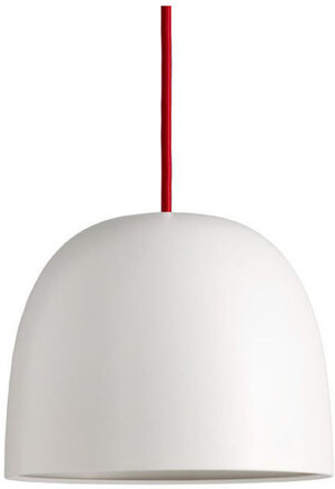 Piet Hein - Super 215 Pendelleuchte Opal Rot Kabel