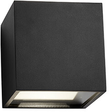 Light-Point - Cube LED Außen-Wandleuchte XL 3000K Up/Down Schwarz