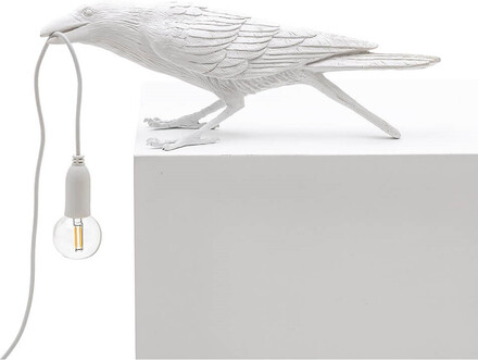 Seletti - Bird Lamp Playing Tischleuchte Außen Weiß Seletti
