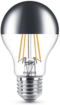Philips - Leuchtmittel LED 7,2W Filament Kopfverspiegelt (650lm) E27