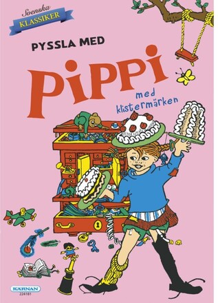 Pippi Långstrump Pysselbok med klistermärken