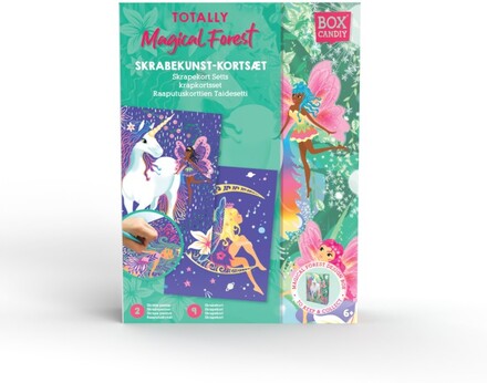 Box CanDIY Totally Magical Forest Scratch-konstset 