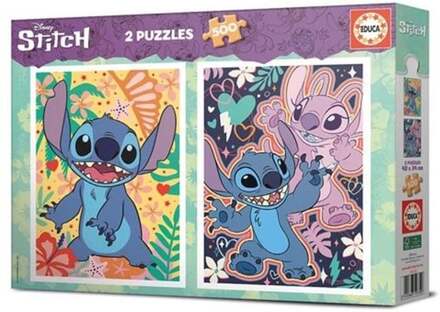 Educa Disney Stitch Pussel (2x500-bitar)