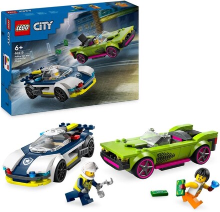 LEGO City Police 60415 Jakt med polisbil och muskelbil